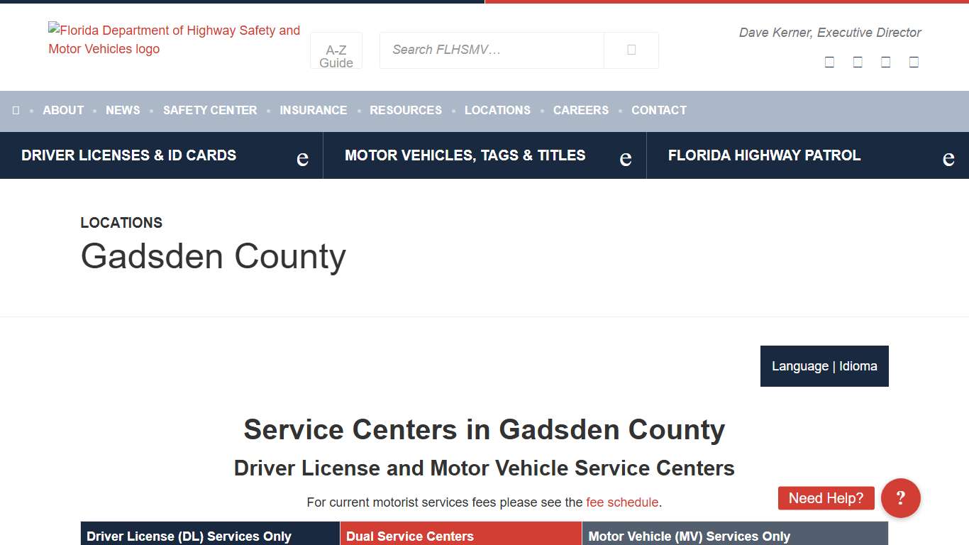 Gadsden County - Florida Department of Highway Safety and Motor Vehicles